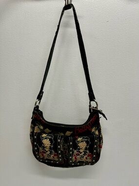 Y2K Betty Boop Shoulder Bag – Retro Studded Purse